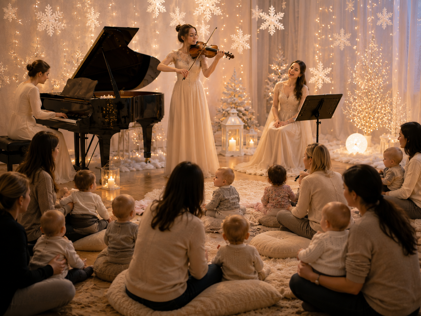 Baby Classic Konzert bei Lichtern