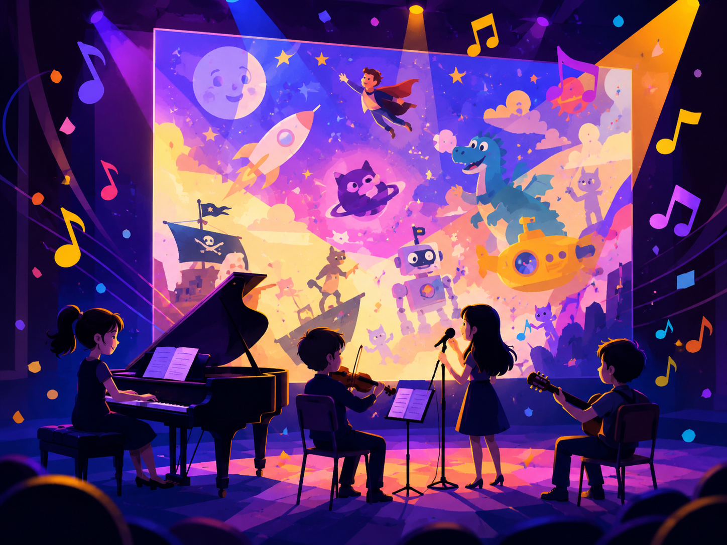 Cartoon Concert. Sommerflug